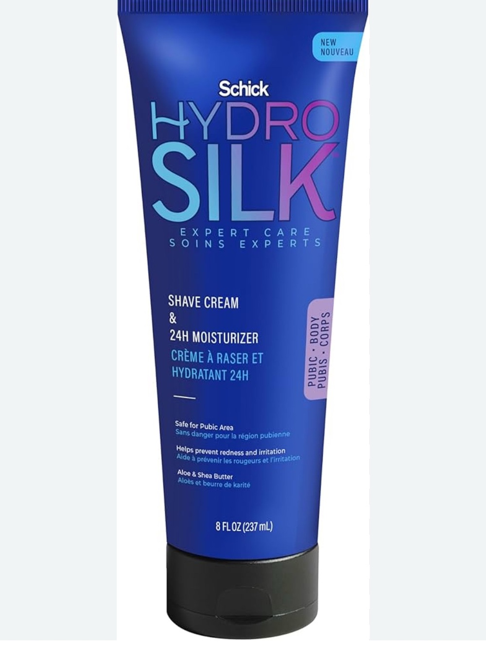 chic Hydro Silk Blue Shave Cream & Moisturizer